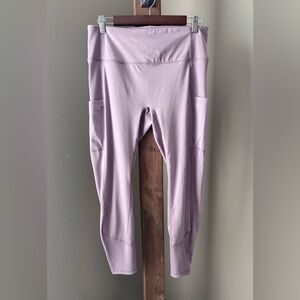 All In Motion High-Rise Active Leggings Soft Lilac Purple Size Large EUC
